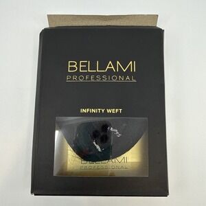 BELLAMI Professional Jet Black #1 Infinity Weft 16" 60 Extensions NEW